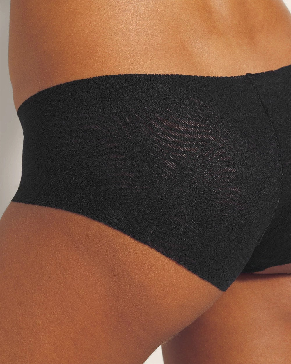 Hipster Panty with Lace - BLACK | Soma Women